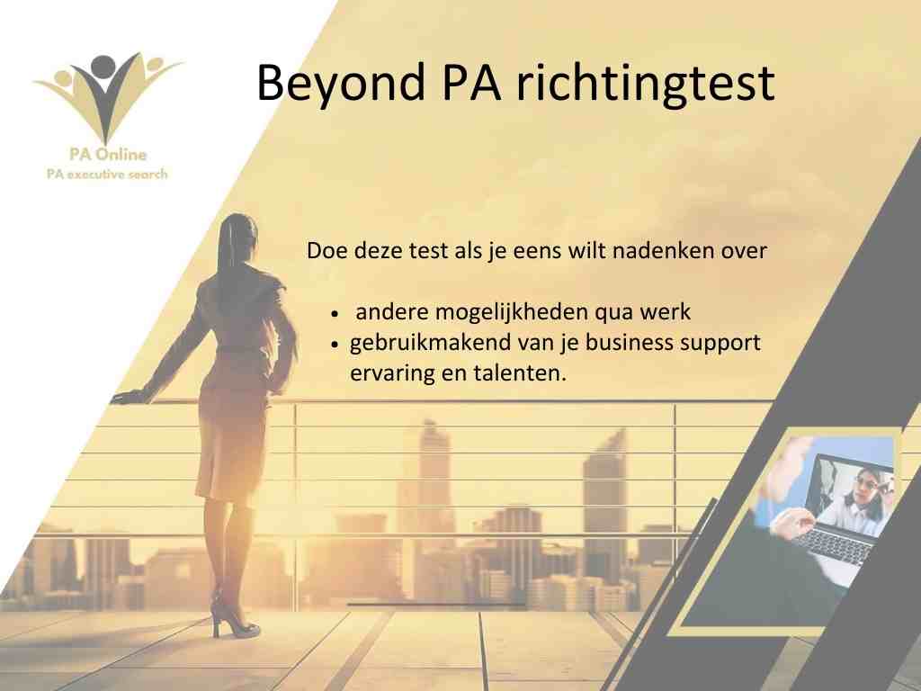 Beyond PA richtingtest