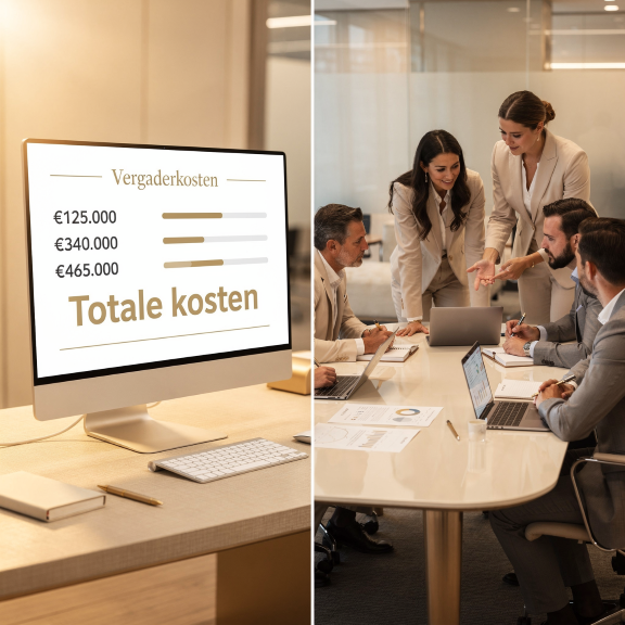 Kosten van vergaderen zonder besluit